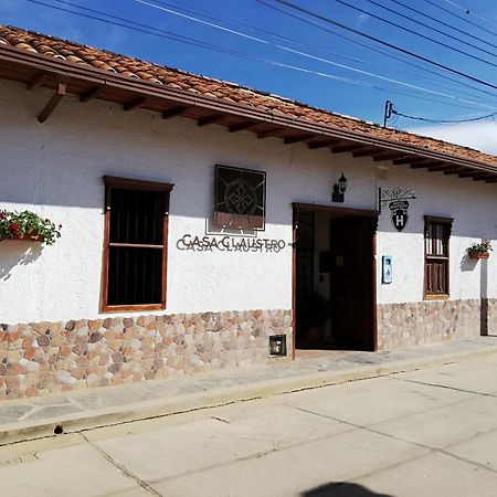 Hotel Casa Claustro De Zapatoca Exteriör bild
