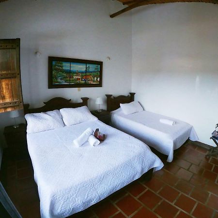 Hotel Casa Claustro De Zapatoca Exteriör bild