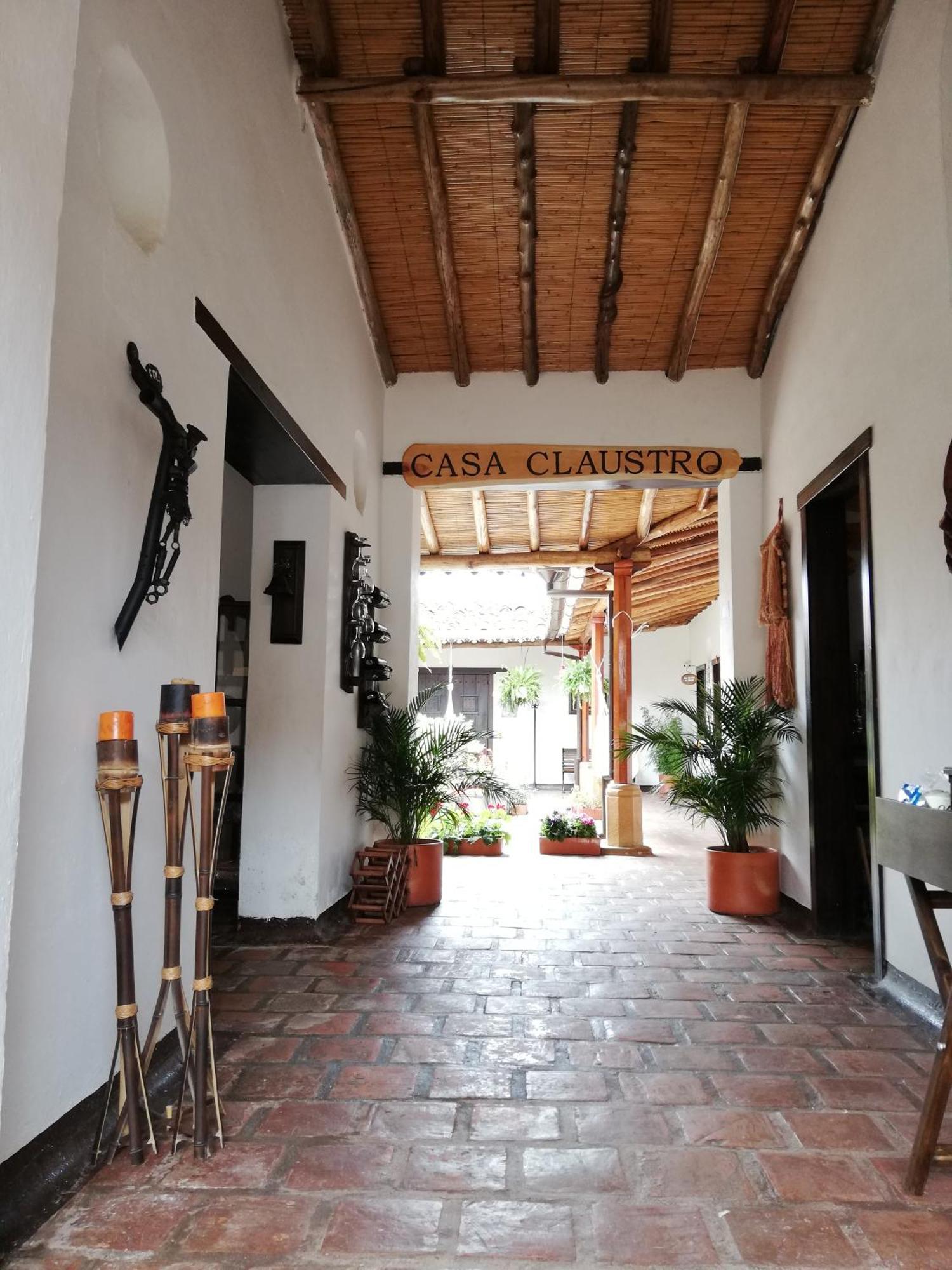Hotel Casa Claustro De Zapatoca Exteriör bild