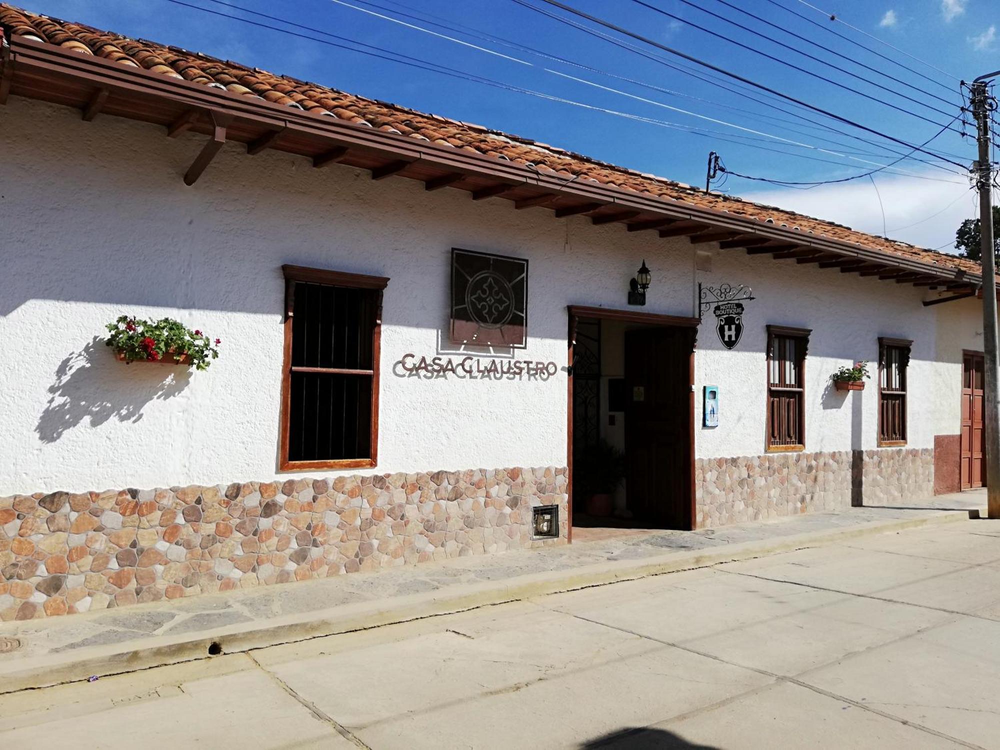 Hotel Casa Claustro De Zapatoca Exteriör bild